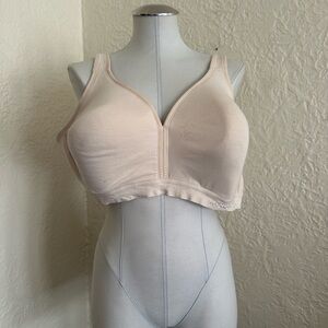 Cacique Lane Bryant Lightly Lined No-Wire Bra Cream Nude 44DD